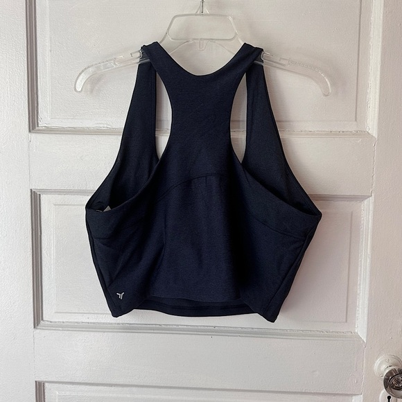 Old Navy Active Cloud+ Heather Blue Padded Sports Bra Light Support NWT XL - Picture 4 of 17